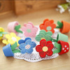 2 PCS Wooden Sun Flower Note Clip Business Card Holder, Random Color Delivery