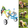 Pet Wheelchair Disabled Dog Old Dog Cat Assisted Walk Car Hind Leg Exercise Car For Dog/Cat Care, Size:XS