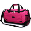 2 PCS Travel Bag Large Capacity Men Hand Luggage Travel Bags Nylon Bags Women Multifunctional Travel Bags(Rose Red)