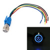 Five Plugs Car Power Switch with Cable, Cable Length: 18cm (Blue)