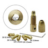 7 PCS/Set Brass 0.5-3mm Small Electric Drill Bit Collet Micro Twist 4.05mm Drill Chuck Set with Wrench