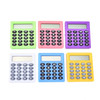 Pocket Cartoon Mini Calculator Candy Colors Handheld Coin Batteries Calculation Tool(Color Radom Delivery)