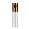 2 PCS Stainless Steel Glass Olive Pump Spray Bottle Oil Sauce Vinegar Bottle Oil Dispenser(Rose Gold)