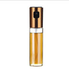 2 PCS Stainless Steel Glass Olive Pump Spray Bottle Oil Sauce Vinegar Bottle Oil Dispenser(Rose Gold)