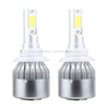 2 PCS 9005 18W 1800 LM 6000K IP68 Casnbus Constant Current Car LED Headlight with 2 COB Lamps, DC 9-36V(White Light)