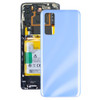 Glass Battery Back Cover for ZTE Axon 20 5G A2121(Blue)