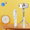 XT02P Mini Bluetooth Live Tripod Selfie Stick(White)