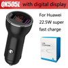 QIAKEY QK505L Dual Ports Fast Charge Car Charger(Black)