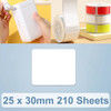 25 x 30mm 210 Sheets Thermal Printing Label Paper Stickers For NiiMbot D101 / D11(White)