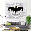 Halloween Background Wall Decoration Wall Hanging Fabric Tapestry, Size: 150x130 cm(Bat)