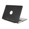 For Macbook Pro 15.4 inch Silk Texture Apple Laptop United PU Protective Case(Black)