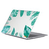 ENKAY Hat-Prince Forest Series Pattern Laotop Protective Crystal Case for MacBook Pro 15.4 inch A1707 / A1990(Green Leaf Pattern)