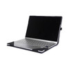 Multifunctional PU Leather Laptop Case With Stand Function, Color: 15.6 inch Black