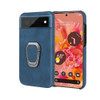 For Google Pixel 6 Ring Holder PU Phone Case(Blue)