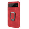 For Google Pixel 6 Ring Holder PU Phone Case(Red)