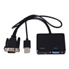 VGA to HDMI Adapter VGA Splitter with 3.5mm Audio Converter