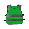 Safety Kids Reflective Stripes Clothing Children Reflective Vest(Dark Green)