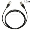 BNC Male to BNC Male Cable for Surveillance Camera, Length: 1.2m