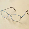 Full Metal Frame Resin Lenses Presbyopic Glasses Reading Glasses +1.00D(Silver)