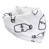 Cotton Multi-layer Printed Double Snap Triangle Scarf Bib Children Saliva Towel(Feeding Bottle)