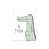 Nursery Wall Art Poster Animal Painting Kids Bedroom Decoration, Size:20x25cm(Crocodile)