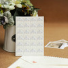 3 PCS Albums Special Paper Corner Stickers Small Fresh Floral Album Paste Phase Angle(Orchid)