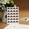 3 PCS Albums Special Paper Corner Stickers Small Fresh Floral Album Paste Phase Angle(Cherry Blossoms)