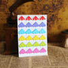2 PCS Album Frame Decoration Multicolor Photo Fixed Corner Stickers(Colorful Cloud)