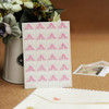 3 PCS Albums Special Paper Corner Stickers Small Fresh Floral Album Paste Phase Angle(Pink Butterfly)