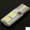 T10 White 4 LED Car Signal Light Bulb (Pair)