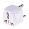 Portable Universal Socket to (Small) South Africa Plug Power Adapter Travel Charger (White)
