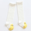 Autumn And Winter Baby Thigh Socks Curling Loose Mouth Children Cartoon Non-Slip Toddler Socks, Size:M(Yellow Duck)