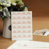 3 PCS Albums Special Paper Corner Stickers Small Fresh Floral Album Paste Phase Angle(Cherry Red)