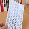 3 PCS Hot Stamping Corner Stickers(Blue)