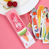 2 Boxes Cartoon Pattern Bookmark Message Card Stationery Gifts, Pattern:Eating Sugar