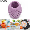 3 PCS 20M Paper Rope Raffia Ribbon Natural Lace Rope Gift Box Wrapping DIY Decoration(Llight Purple)