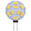 G4 9 LEDs SMD 5730 180LM 2800-3200K Stepless Dimming Energy Saving Light Pin Base Lamp Bulb, DC 12V (Warm White)