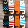 3 PCS Creative Cartoon Cat Shape Photo Wall Wooden  Storage Seal Clip, Random Color Delivery