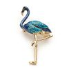 Flamingo Brooch Accessories For Woman(Blue)