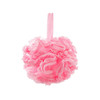 Thicken Lace Polyfoam Bath Ball Bath Flower with Rope(Pink)