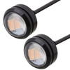 2 PCS  22.5mm 1.5W 150LM Pink Light 3 LED SMD 5630 Spotlight Eagle Eye Light Daytime Running Light for Vehicles