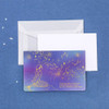 3 PCS Sulfuric Acid Paper Bronzing Folding Greeting Card Holiday Birthday Postcard Beautiful Envelope Set(Astrology)