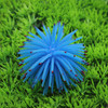 3 PCS Aquarium Articles Decoration TPR Simulation Sea Urchin Ball Coral with Point, Size: S, Diameter: 7cm(Blue)