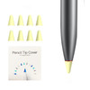 8 PCS Non-slip Mute Wear-resistant Nib Cover for M-pencil Lite (Yellow)