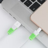2 PCS Anti-break USB Charge Cable Winder Protective Case Protection Sleeve(Green)