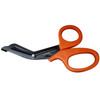 B-011 Outdoor Portable First Aid Canvas Elbow Scissors with Fine Teeth(Orange)