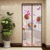 Summer Mosquito Curtain Magnetic Soft Screen Door Curtain, Size:100 x 210cm(Coffee)