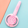 Sweet Lollipop Portable Scissors Home Furnishing Tool DIY School Office Supplies(Pink)