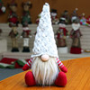 Christmas Decorations Santa Claus Faceless Doll Decoration Gift(Gray)