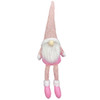 Christmas Decorations Dolls Faceless Elderly Dolls Window Decorations(Pink)